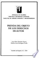 Prenda del objeto de los derechos de autor