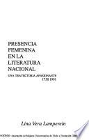 Presencia femenina en la literatura nacional