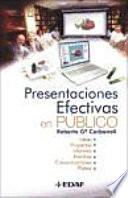Presentaciones efectivas en público