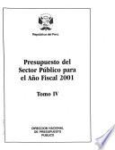 Presupuesto del sector público para ...