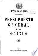 Presupuesto general