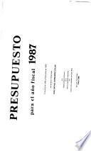 Presupuesto para el año fiscal ...