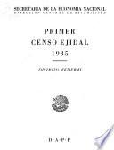 Primer censo ejidal, 1935