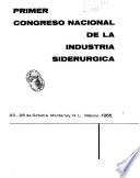 Primer Congreso Nacional de la Industria Siderurgica