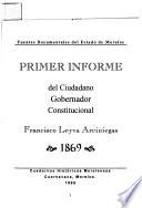 Primer informe del ciudadano gobernador constitucional Francisco Leyva Arciniegas 1896