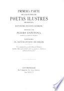 Primera parte de las flores de poetas ilustres de Espan̲a, dividida en dos libros