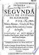 Primera y segunda parte de Guzman de Alfarache
