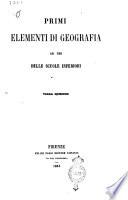 Primi elementi di geografia ad uso delle scuole inferiori