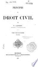 Principes de Droit Civil français