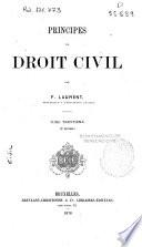 Principes de Droit Civil français