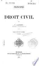 Principes de Droit Civil français