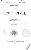 Principes de Droit Civil français