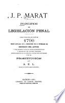 Principios de legislación penal