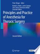 Principles and Practice of Anesthesia for Thoracic Surgery