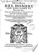 Priuança del hombre con Dios