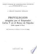 Privilegios otorgados