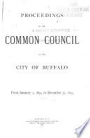 Proceedings of the Common Council of the City of Buffalo