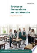 Procesos de servicios en restaurante