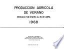 Producción agrícola: período de invierno