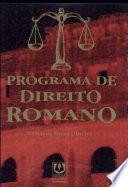 Programa Do Direito Romano