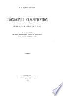 Pronominal classification of certain South American Indian stocks, to be read before the XVIIIth International Congress of Americanists to be held in London, May 1912