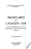 Prontuario de la casación civil