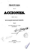 Prontuario de las acciones