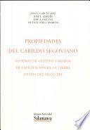 Propiedades del cabildo segoviano, sistemas cultivo y modos de explotación de la tierra a finales del siglo XII