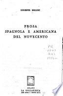 Prosa spagnola e americana del Novecento
