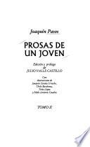 Prosas de un joven
