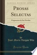 Libro Prosas Selectas