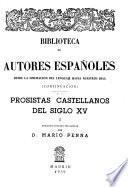 Prosistas castellanos del siglo XV.