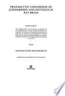 Proteolytic Conversion of B-endorphin and Oxytocin in Rat Brain