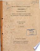 Proyecto 39 Del Programa de Cooperacion Tecnica de la Organizacion de Los Estados Americanos (o.e.a.)