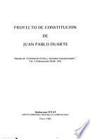 Proyecto de constitución de Juan Pablo Duarte