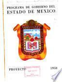 Proyecto de programa de gobierno del estado de México