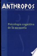 Psicologia Cognitiva de la Memoria