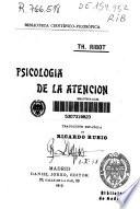 Psicología de la atención