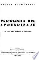 Psicología del aprendizaje