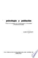 Psicologiá y poblacioń