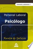 Psicologo de la Xunta de Galicia. Temario Volumen i Ebook