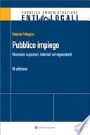 Pubblico impiego. Mansioni superiori, inferiori ed equivalenti