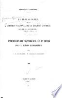 Publicaciones de la Comisión nacional de energía atomica