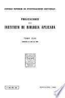 Publicaciones del Instituto de Biología Aplicada