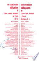 Publicaciones en Español, Inglés, Portugués Y Francés