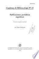 Publicaciones periódicas argentinas