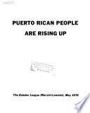 Puerto Rican People Are Rising Up