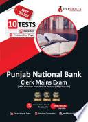 Punjab National Bank Clerk Mains Exam | IBPS CRP Clerk XII | 8 Mock Tests + 2 Previous Year Papers