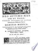 Quæstio medica ... An aër calidus siccus, salubrior? Praes. G. A. Jacques