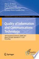 Quality of Information and Communications Technology